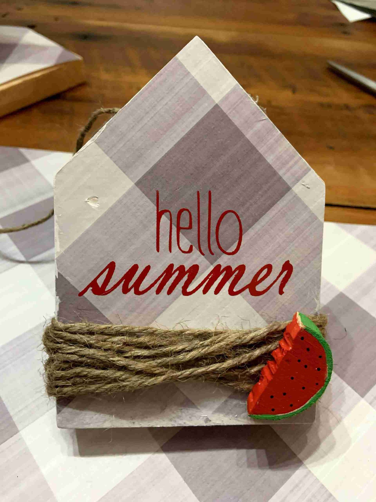 Spring and Summer Reversible Sign - Word & Home