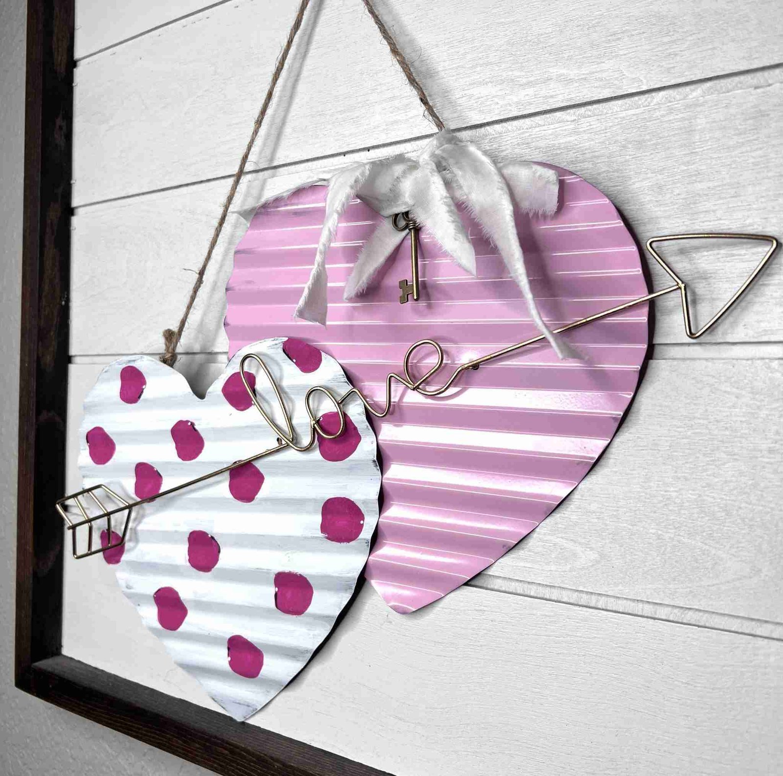 DIY Dollar General Valentine Hearts Make-Over - Word & Home