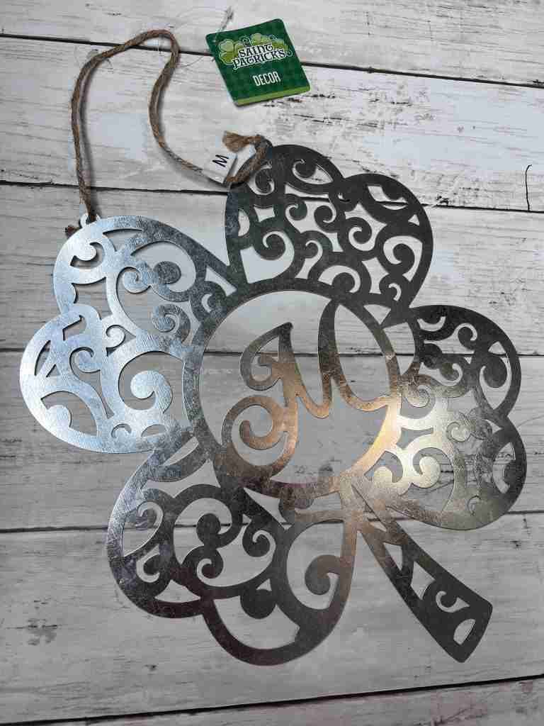 Dollar Tree metal shamrock