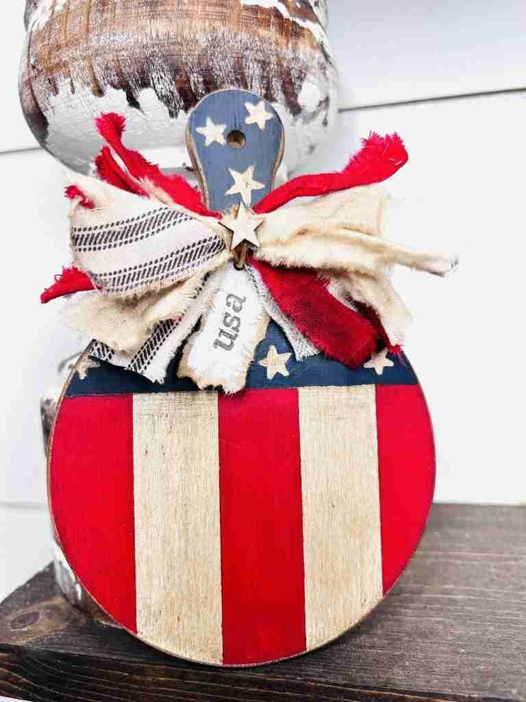 competed DIY Patriotic Cutting Board