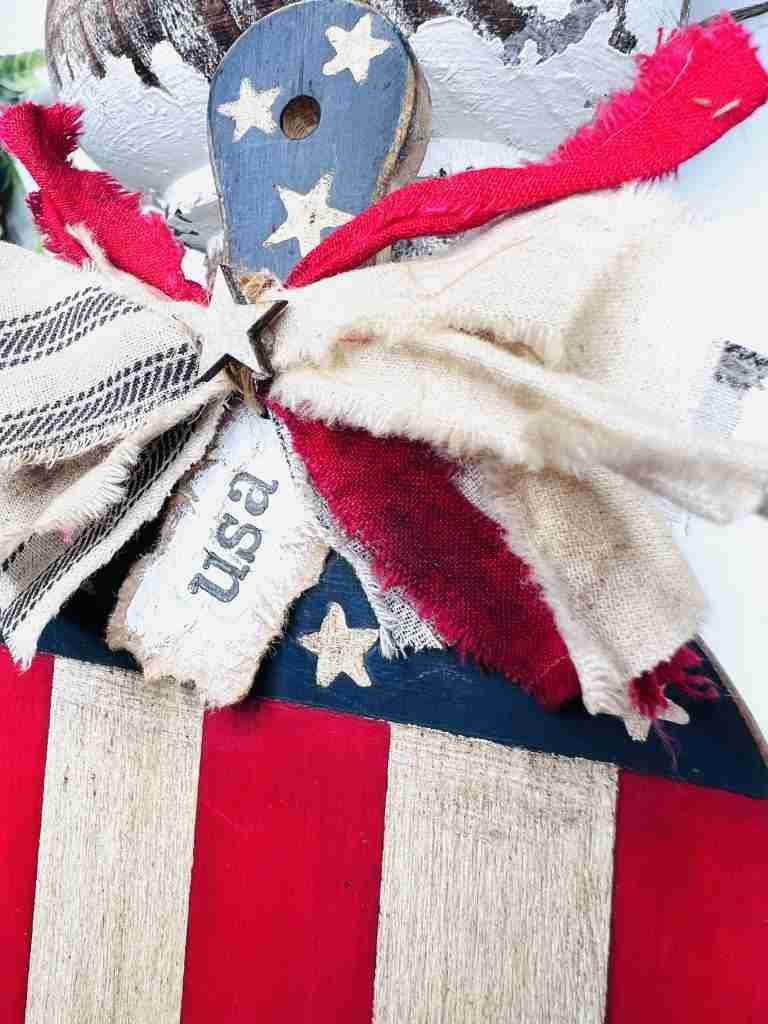 competed DIY Patriotic Cutting Board