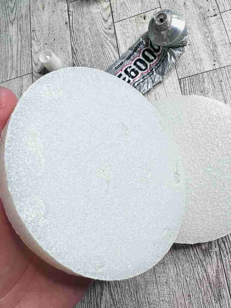 foam discs and E-6000