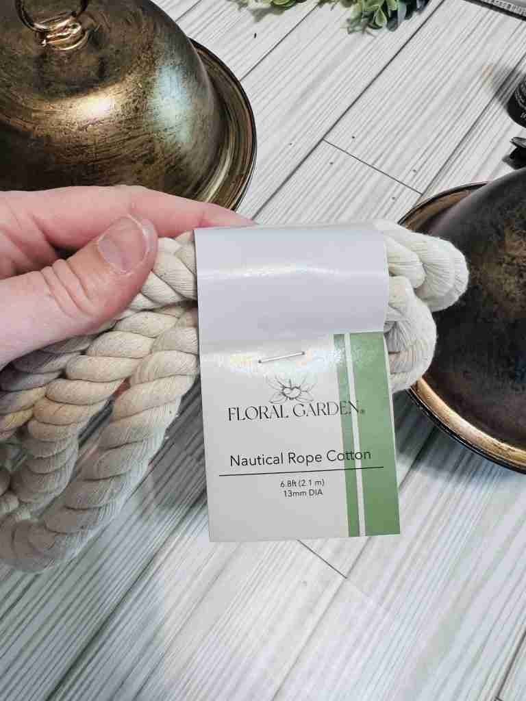 Dollar Tree cotton rope