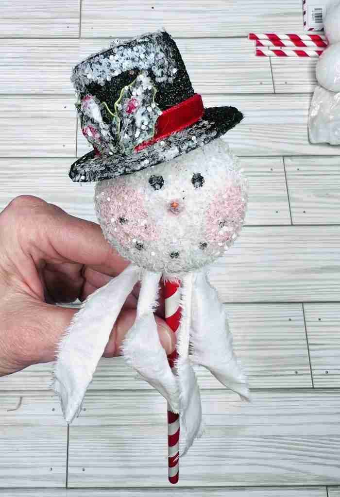DIY Snowman Pick