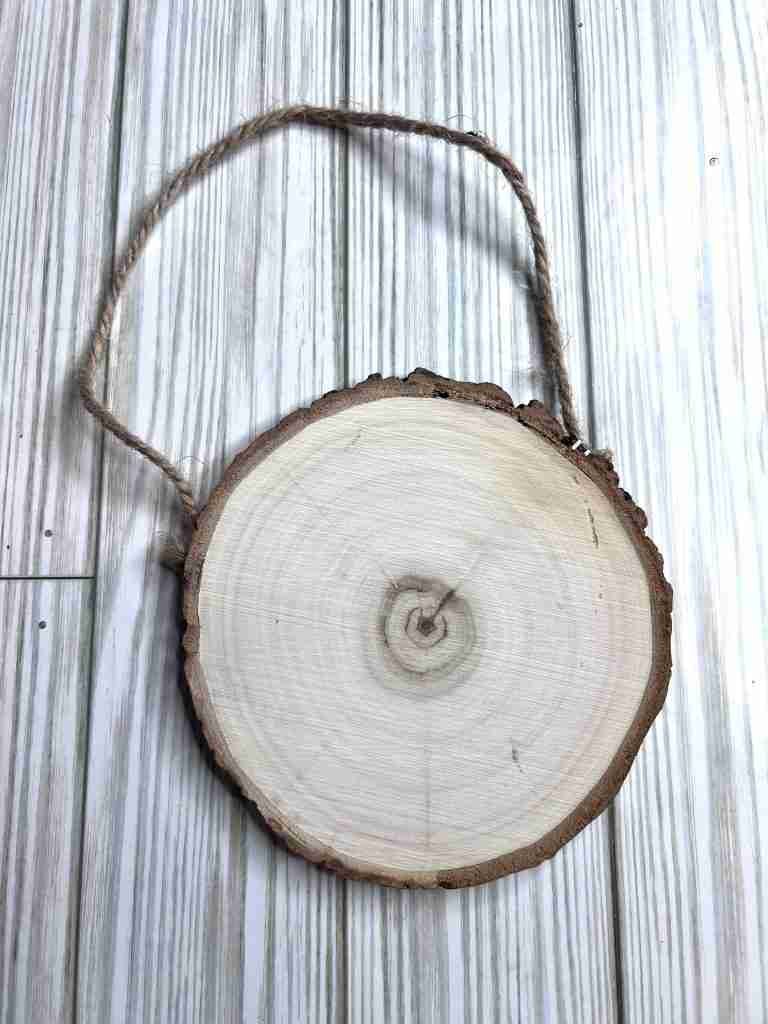 Dollar Tree wood slice