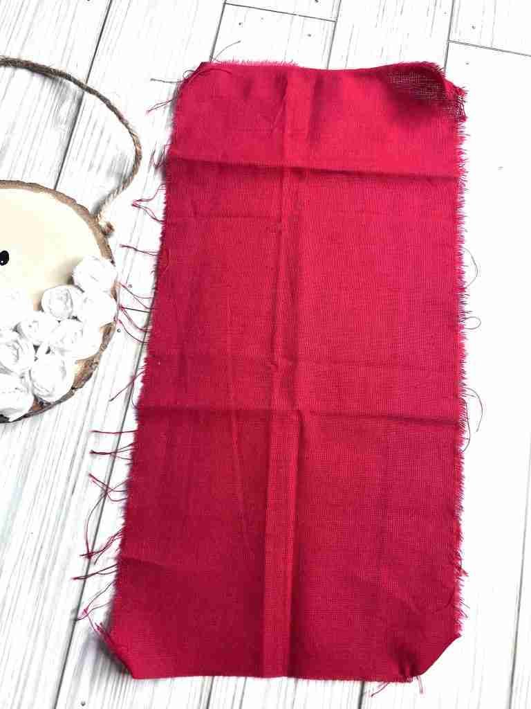 red material for hat