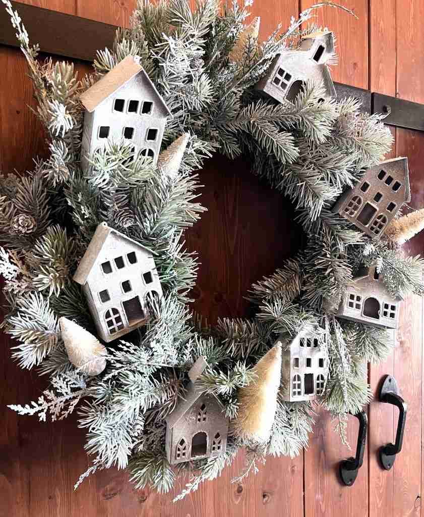 Gingerbread House Wreath DIY