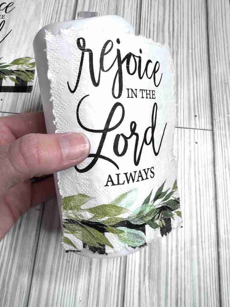 napkin with edges tor