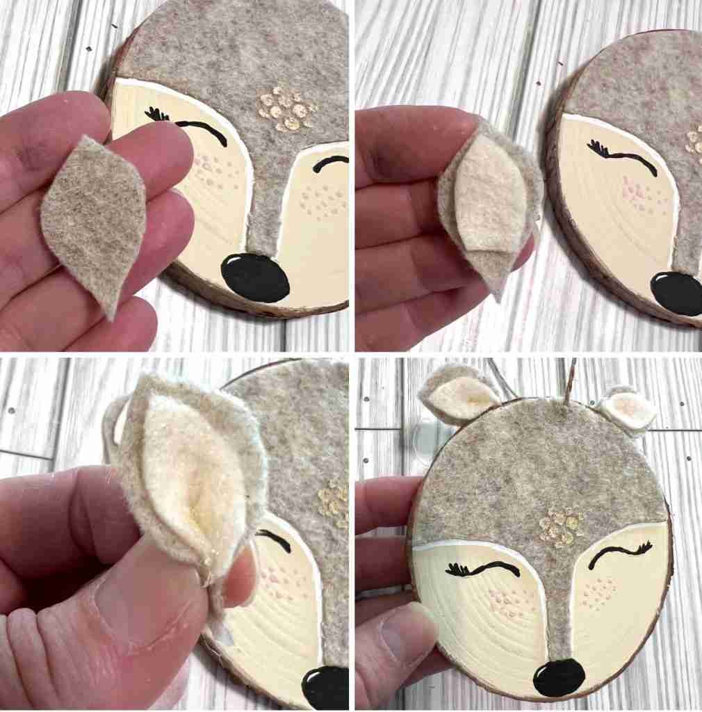 ears created from felt