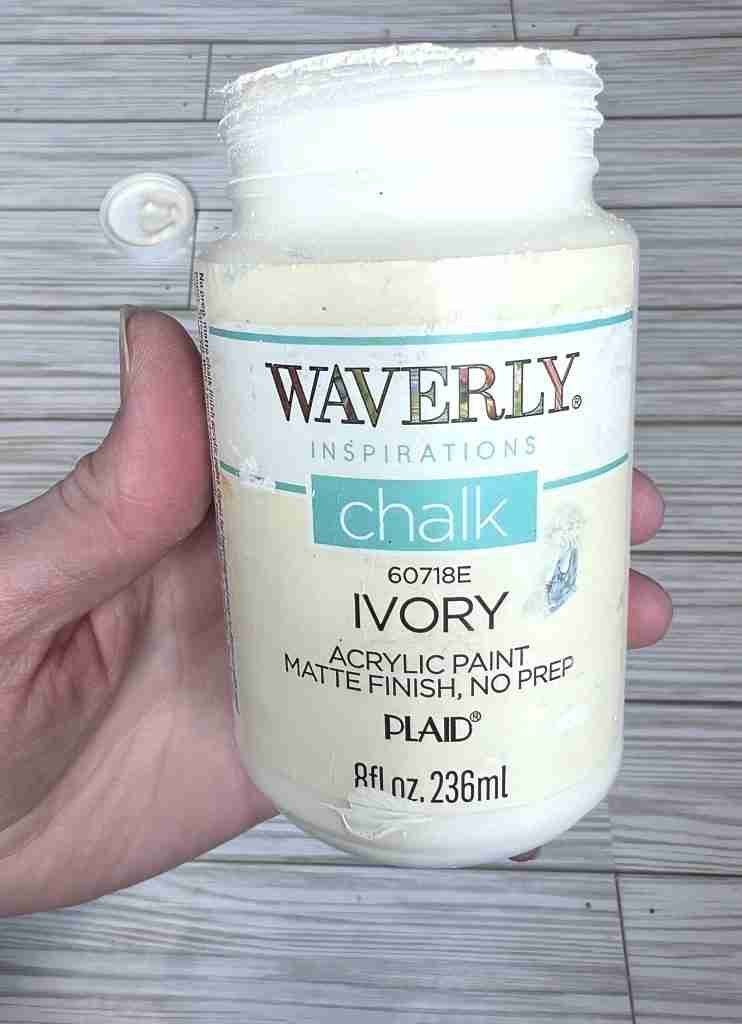 Waverly Ivory chalk paint