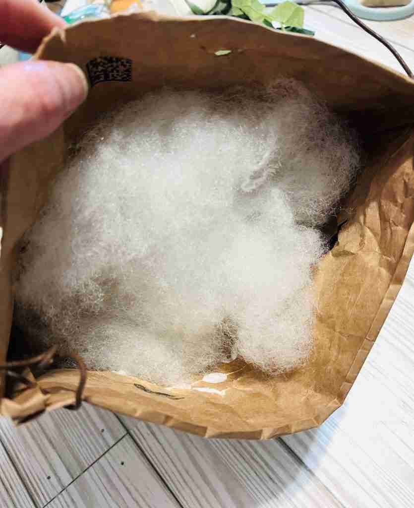 filling mailer with Polyfil