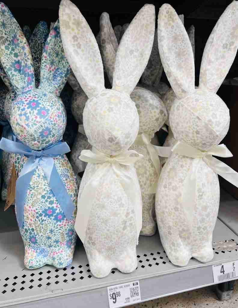 Walmart floral bunnies