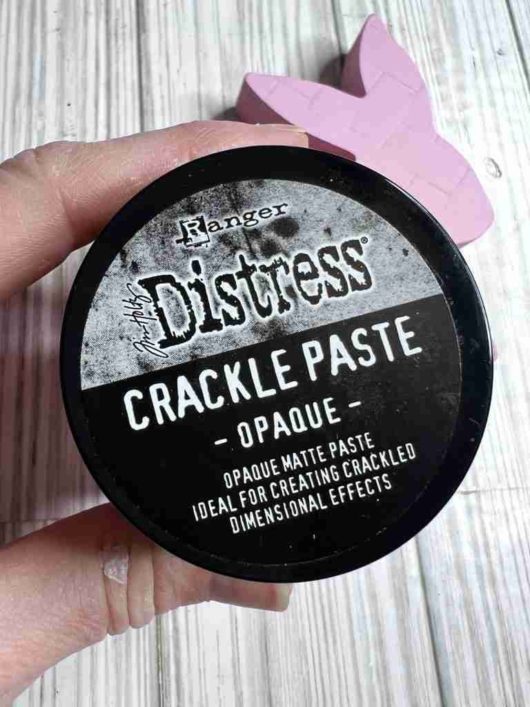 Distress crackle paste