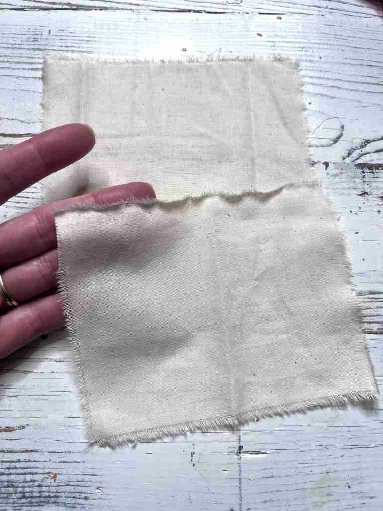 4 inch by 5.25 inch material pieces