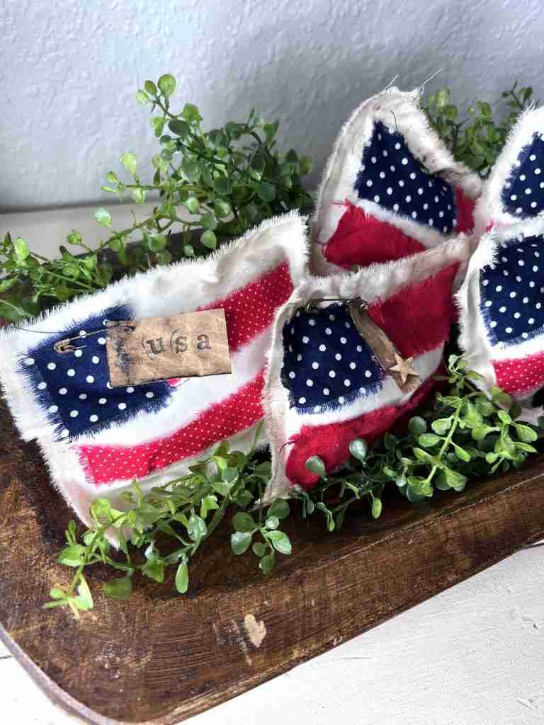 Material Scrap Flag Dough Bowl Fillers