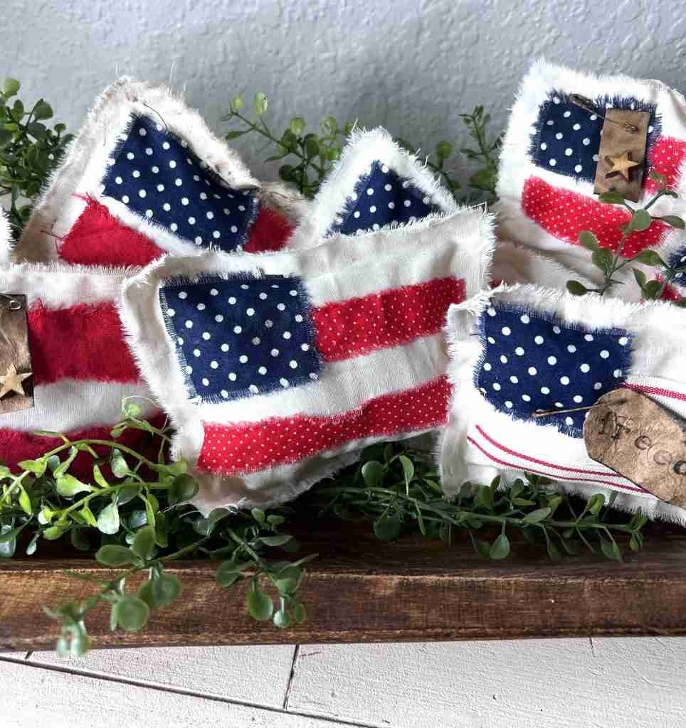 Material Scrap Flag Dough Bowl Fillers