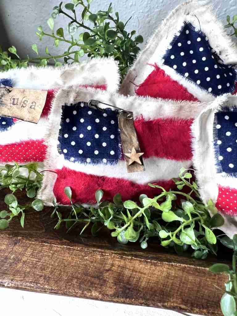 Material Scrap Flag Dough Bowl Fillers