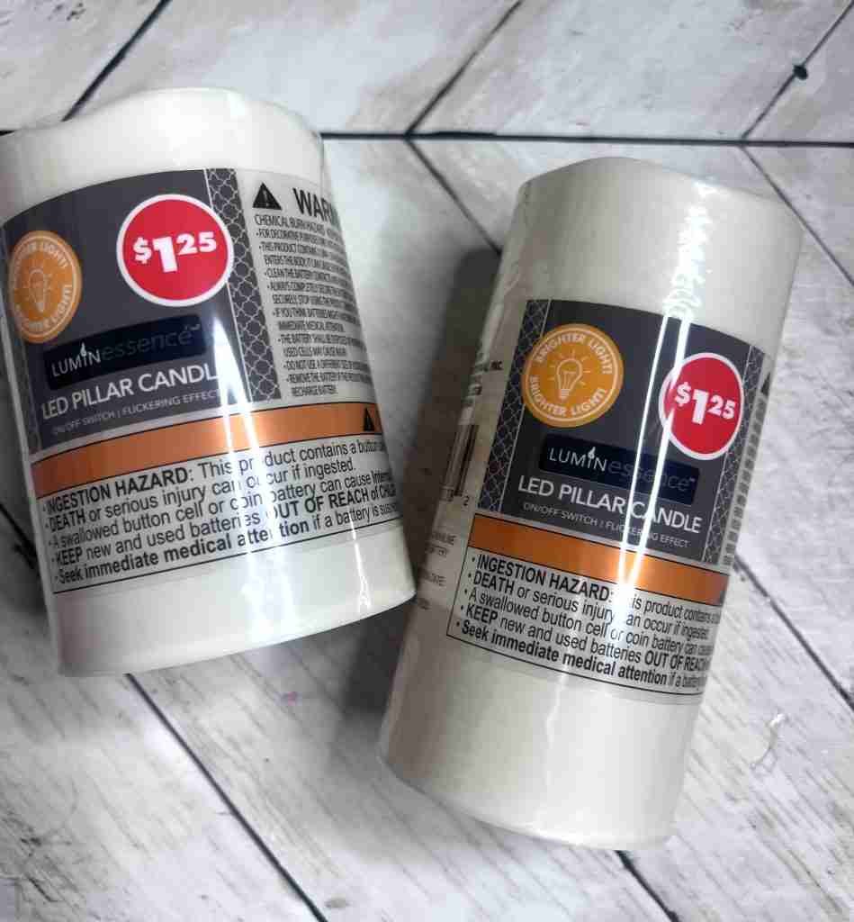 Dollar Tree battery operated candles