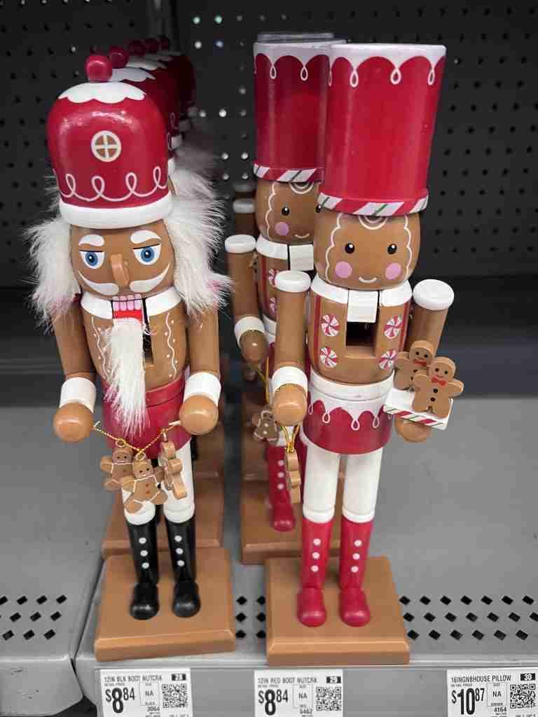 nutcrackers at Walmart
