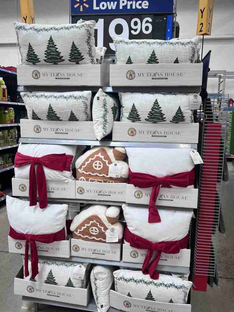 My Texas House Christmas pillows