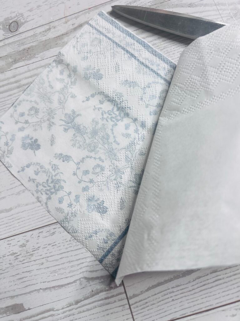 Napkin ply separated