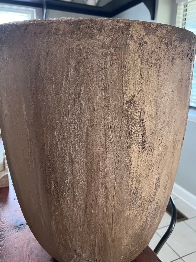 faux concrete garden fountain